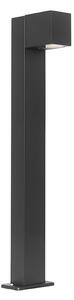 Priemyselné stojace vonkajšie svietidlo čierne 65 cm IP44 - Baleno