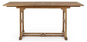 MUZZA Rozkladací záhradný stôl Noemi 120 - 160 x 70 cm