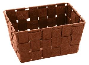 WENKO Úložný box ADRIA hnedý 14x9x19 cm