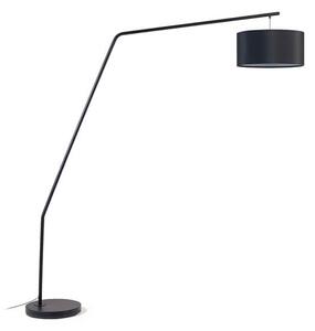 MUZZA Kovová stojacia lampa Anaic čierna