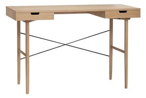 MUZZA Pracovný stôl mentoc 120 x 55 cm prírodný