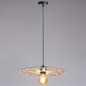 Luster na lanku FALCO 1xE27/60W/230V pr. 40 cm béžová