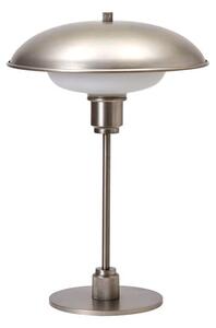 MUZZA Stolná lampa bogun strieborná