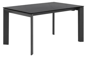 MUZZA Rozkladací stôl sallie 140 (200) x 90 cm antracitový