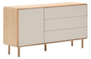 MUZZA Drevená komoda Marewa 150 x 78 cm