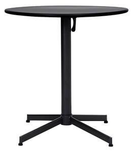 MUZZA Záhradný stolík Hallo Ø 70 cm čierny