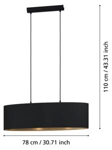 Eglo 900147 - Luster na lanku ZARAGOZA 2xE27/40W/230V