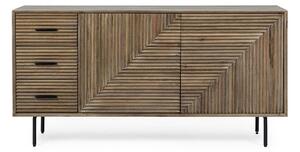 MUZZA Príborník darly 160 x 83 cm prírodný