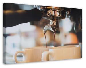 Obraz na plátne Čerstvá káva v kaviarni Rozmery: 60 x 40 cm