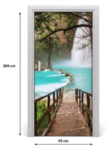 Fototapeta na dvere vodopád Mexiko 95x205 cm