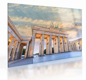 Sklenený obraz - Brandenburská brána, Berlín, Nemecko (70x50 cm)