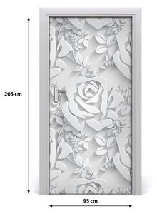 Samolepiace fototapety na dvere ruže 95x205 cm