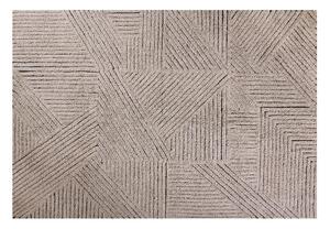 MUZZA Vlnený koberec vally 170 x 240 cm hnedý