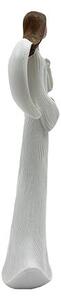 Anjel biely s červeným srdcom 21 cm Prodex JY21101112