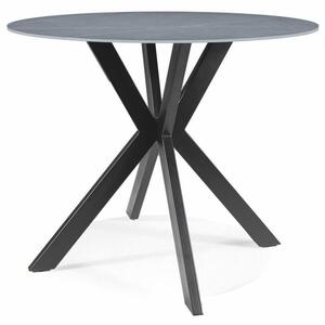 Jedálenský stôl TOLOA sivá/čierna