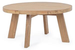 MUZZA Konferenčný stolík livaro Ø 80 cm prírodný