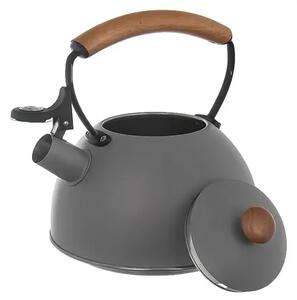 Wooden Konvica na čaj s píšťalkou, 2,9 l, sivá ORION 113517