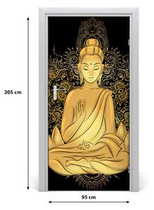 Samolepiace fototapety na dvere Budda i mandala 95x205 cm