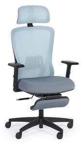 Kancelárska stolička MASTER, modrá/sivá