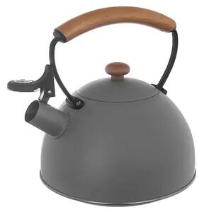 Wooden Konvica na čaj s píšťalkou, 2,9 l, sivá ORION 113517