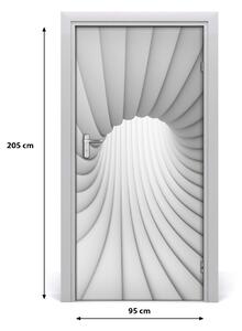 Samolepiace fototapety na dvere abstrakcie tunel 95x205 cm