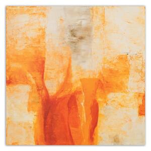 Obraz na plátne Oranžový vzor zdola nahor Rozmery: 30 x 30 cm