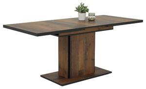 Jedálenský stôl FABIA I T staré drevo/čierna