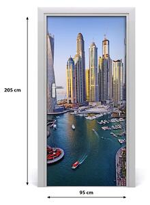 Fototapeta samolepiace na dvere Dubaj záliv 95x205 cm