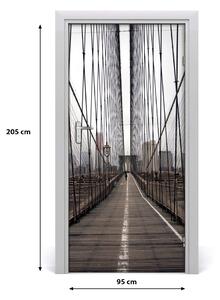 Fototapeta samolepiace na dvere Brooklyn most 95x205 cm