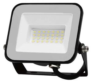 Čierny LED reflektor 20W Premium Farba svetla Denná biela