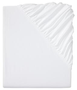 Livarno home Džersejová napínacia plachta na vrchný matrac, 180 – 200 x 200 cm (biela) (100376985)