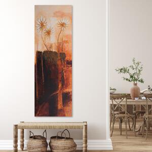 Obraz na plátne Tri divoké kvety Rozmery: 30 x 90 cm
