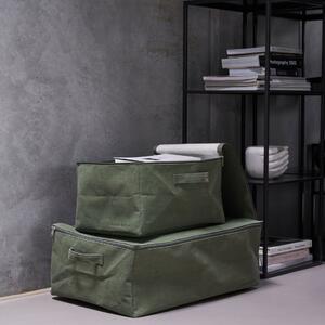 Textilný úložný box Canva Green Large