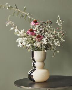 Sklenená váza Pilu Black/Brown