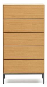 MUZZA Komoda ranad 60 x 114 cm prírodná