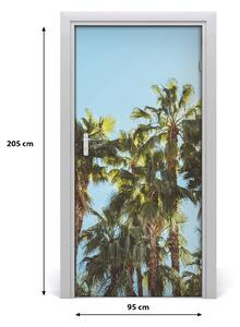 Fototapeta na dvere samolepiace príroda palmy 95x205 cm