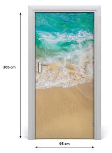 Fototapeta na dvere samolepiace pláž a more 95x205 cm