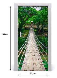 Fototapeta na dvere samolepiace visiaci most 95x205 cm