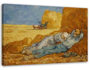 Obraz na plátne Siesta - Vincent van Gogh reprodukcie Rozmery: 60 x 40 cm