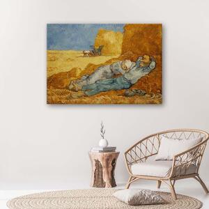 Obraz na plátne Siesta - Vincent van Gogh reprodukcie Rozmery: 60 x 40 cm