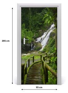 Fototapeta na dvere samolepiace chodník džungle 95x205 cm