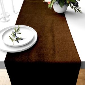 Ervi dekoračný behúň na stôl - Rasel tmavo hnedý