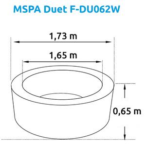 Mspa | Vírivý bazén MSPA Duet F-DU062W | 11400273