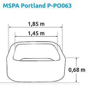 Mspa | Vírivý bazén MSPA Portland P-PO063 | 11400274