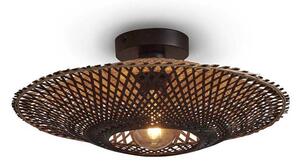 MUZZA Stropná lampa kalimantan s 44 cm čierna