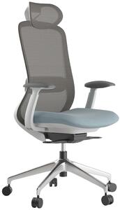 Mercury Kancelárska stolička BESSEL sivý plast, modrá
