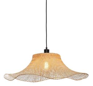 MUZZA Stropná visiaca lampa ibiza l 65 x 20 cm prírodná
