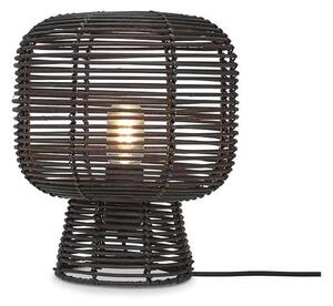 MUZZA Stolná lampa tanami 30 cm čierna