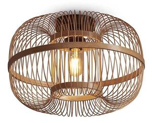 MUZZA Stropná lampa hokkaido 25 x 38 cm prírodná