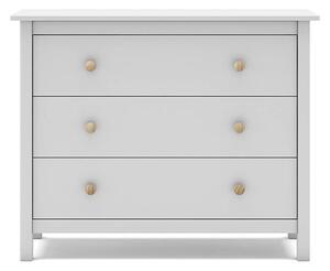 MUZZA Komoda xamia 100 x 80 cm biela